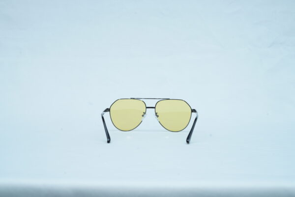 Gucci GG1677S Men's Pilot Aviator Sunglasses - Gold Frame with Yellow Lenses