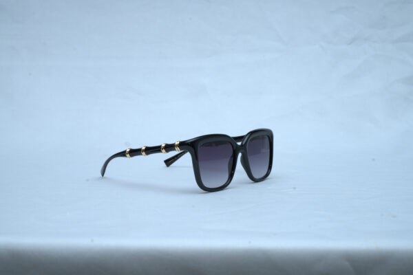 Gucci GG0036S Women's Square Sunglasses - Black Frame with Grey Gradient Lenses