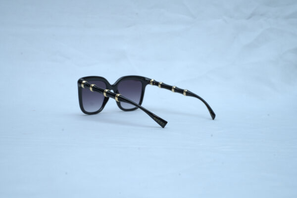 Gucci GG0036S Women's Square Sunglasses - Black Frame with Grey Gradient Lenses