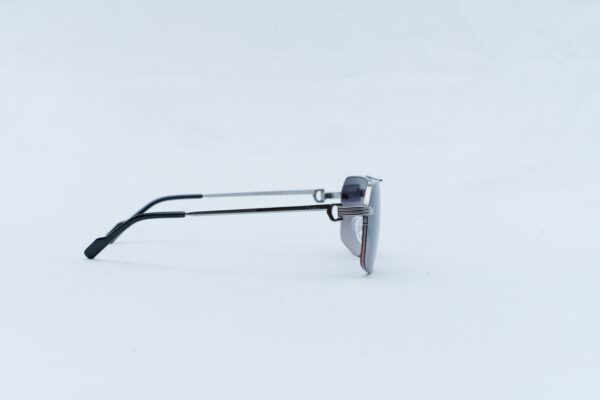 Cartier Luxury Men's Rimless Sunglasses - Silver Double Bridge Shades