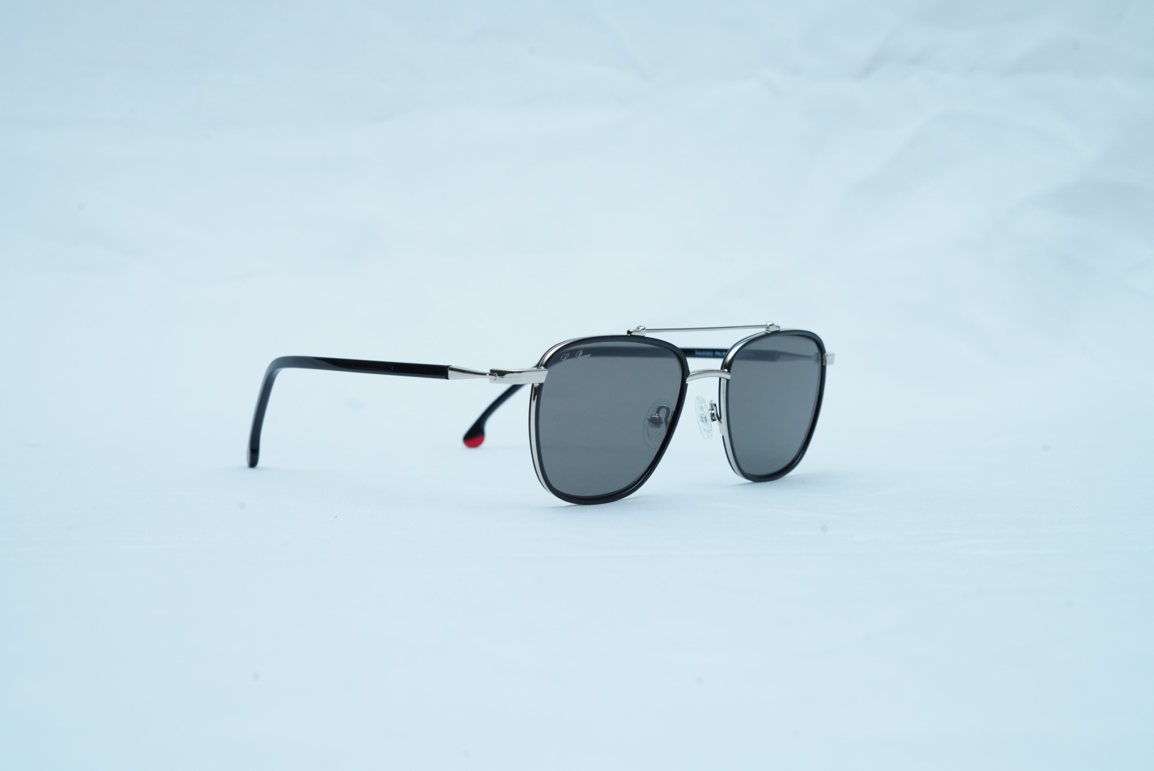 Loro Piana Luxury Men's Aviator Sunglasses - Platinum Rimmed Shades