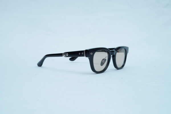Chrome Hearts Luxury Men's Thick Square Sunglasses - Black Designer Shades