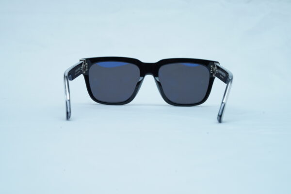 Chrome Hearts Luxury Men's Thick Frame Sunglasses - Gothic Silver Details