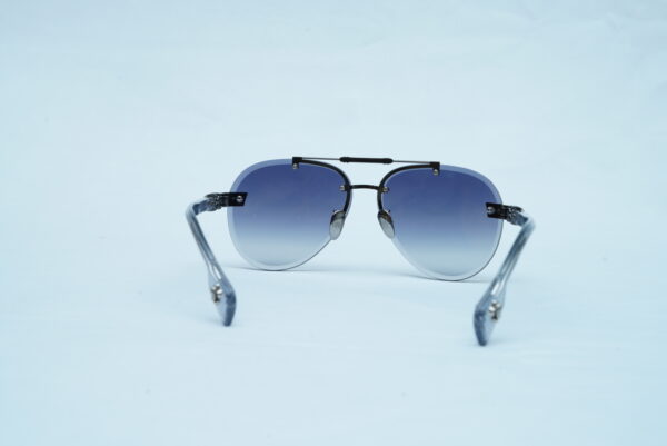 Chrome Hearts Luxury Men's Rimless Sunglasses - Silver Cross Accent Shades