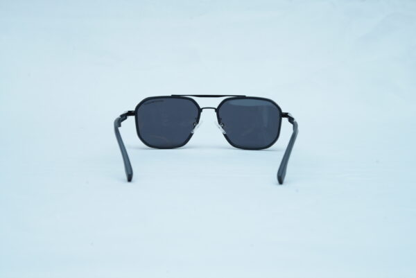 Emporio Armani Men's Thick Frame Pilot Sunglasses - Matte Black Shades