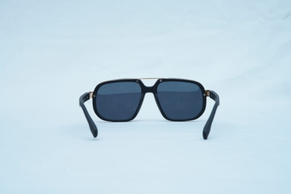 Prada Luxury Men's Aviator Sunglasses - Thick Matte Black Shades