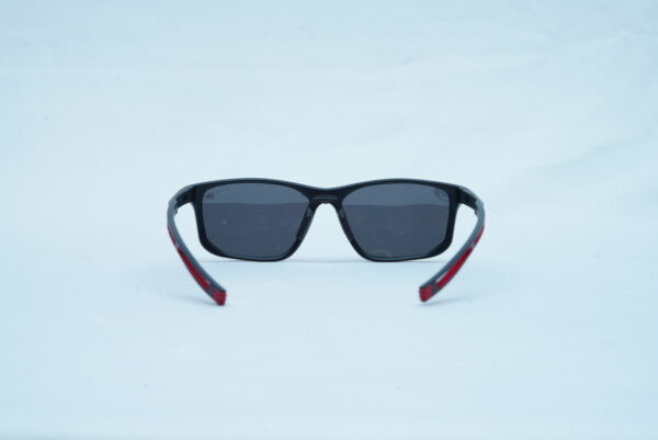 Prada Men's Wrap Sport Sunglasses - Matte Black Rubberized Shades